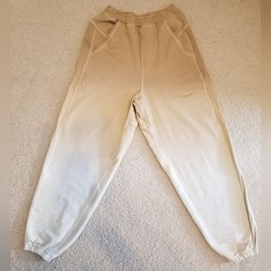 Lululemon Joggers Trench Beige Ombre Wash Like NEW